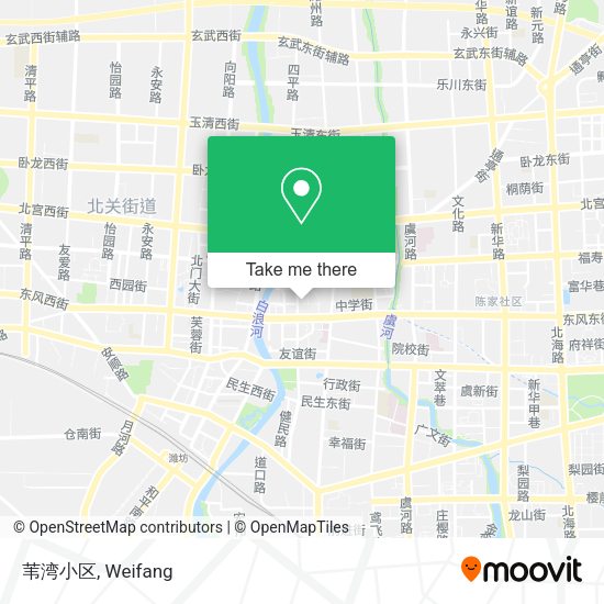 苇湾小区 map