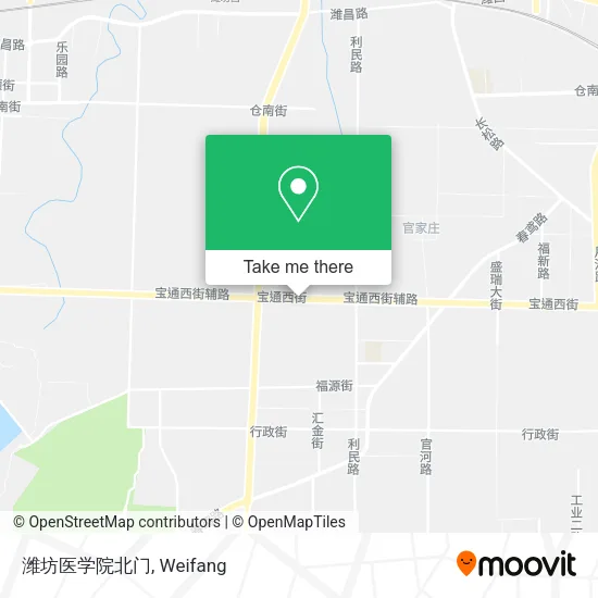 潍坊医学院北门 map