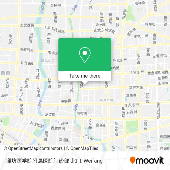 潍坊医学院附属医院门诊部-北门 map