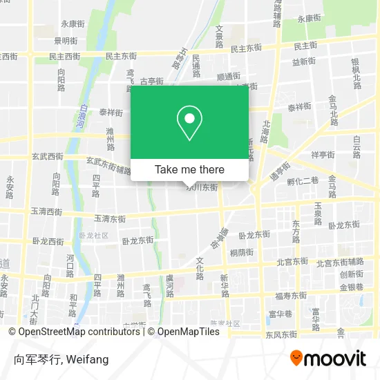 向军琴行 map