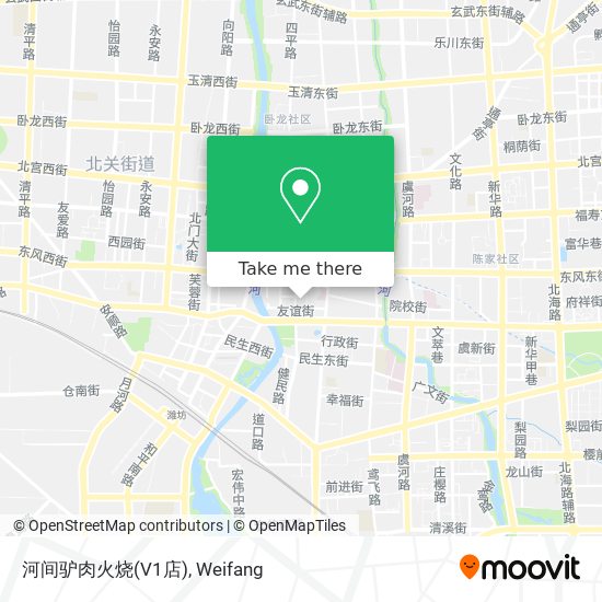 河间驴肉火烧(V1店) map