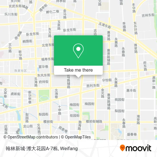 翰林新城·潍大花园A-7栋 map