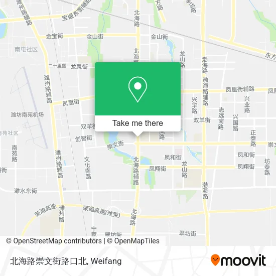 北海路崇文街路口北 map