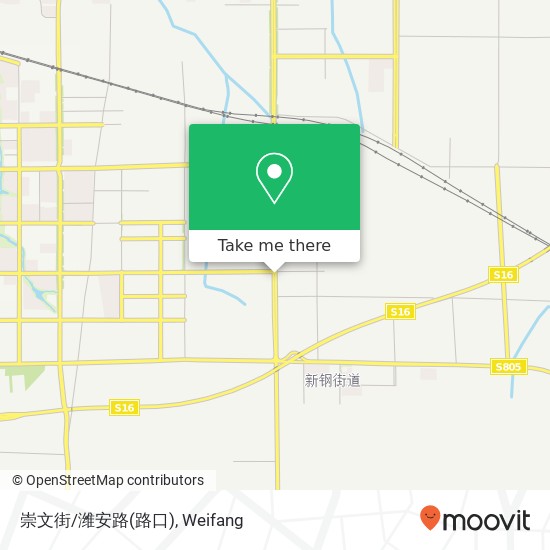 崇文街/潍安路(路口) map