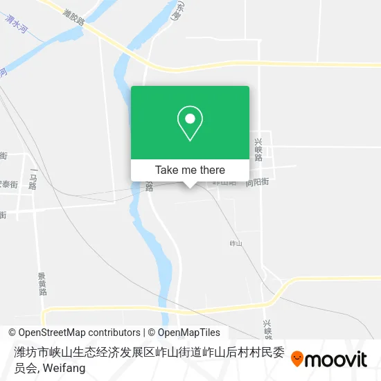 潍坊市峡山生态经济发展区岞山街道岞山后村村民委员会 map