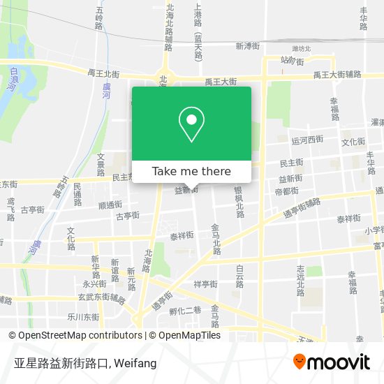 亚星路益新街路口 map