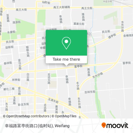 幸福路富亭街路口(临时站) map