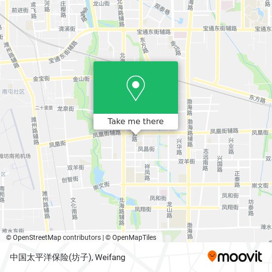 中国太平洋保险(坊子) map