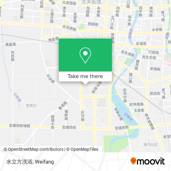 水立方洗浴 map