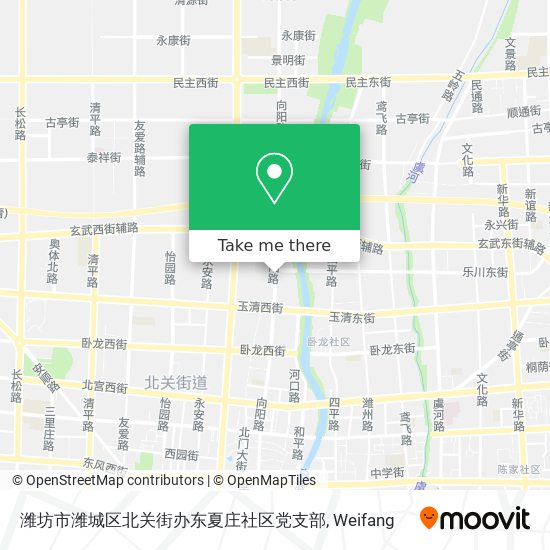 潍坊市潍城区北关街办东夏庄社区党支部 map