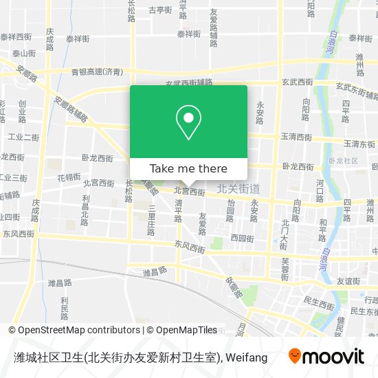 潍城社区卫生(北关街办友爱新村卫生室) map