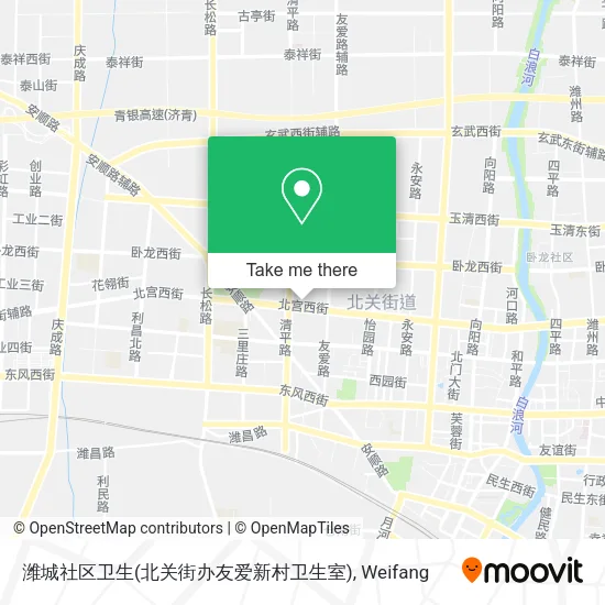 潍城社区卫生(北关街办友爱新村卫生室) map