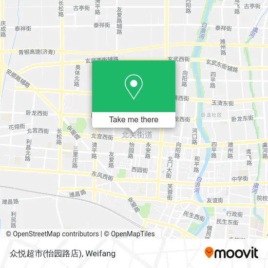 众悦超市(怡园路店) map
