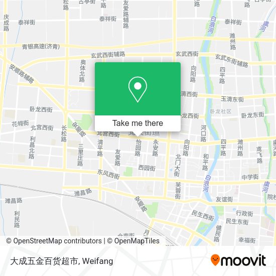 大成五金百货超市 map
