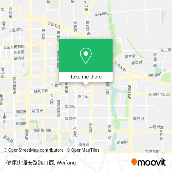 健康街潍安路路口西 map