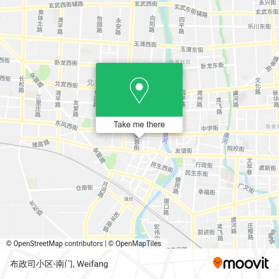 布政司小区-南门 map