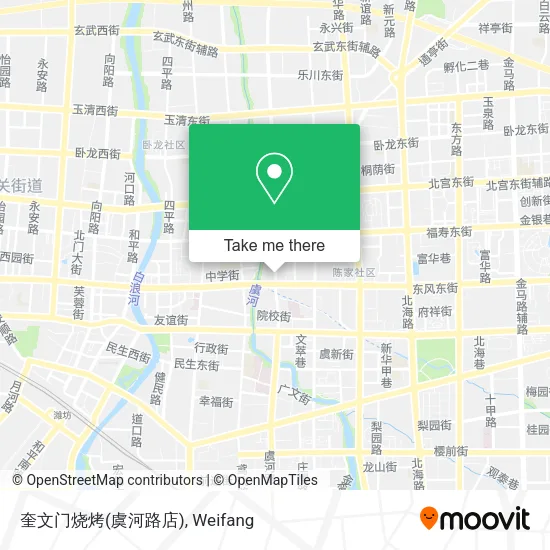 奎文门烧烤(虞河路店) map
