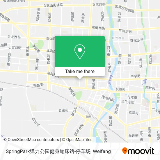 SpringPark弹力公园健身蹦床馆-停车场 map