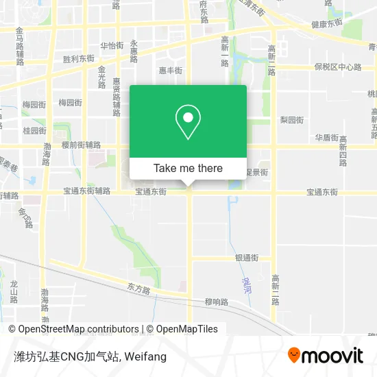 潍坊弘基CNG加气站 map