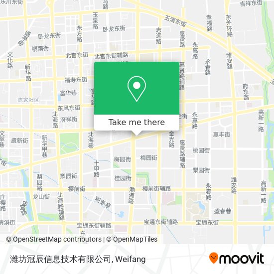 潍坊冠辰信息技术有限公司 map