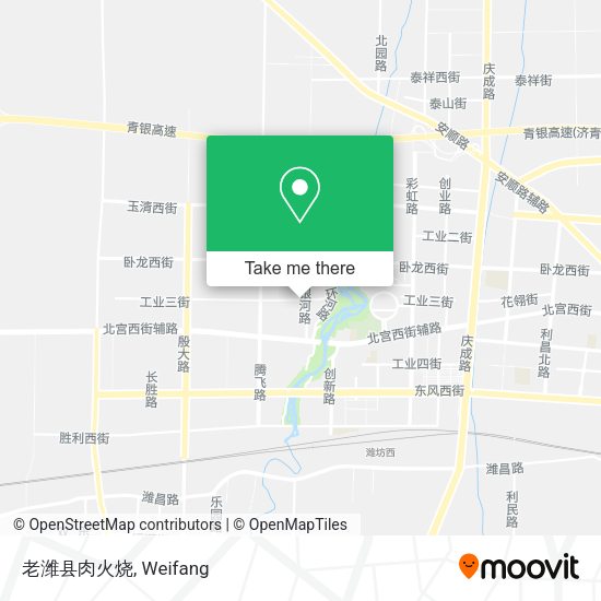老潍县肉火烧 map