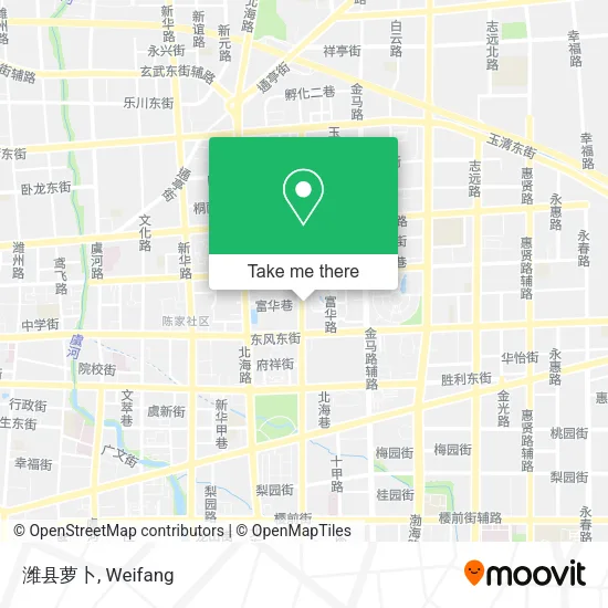 潍县萝卜 map