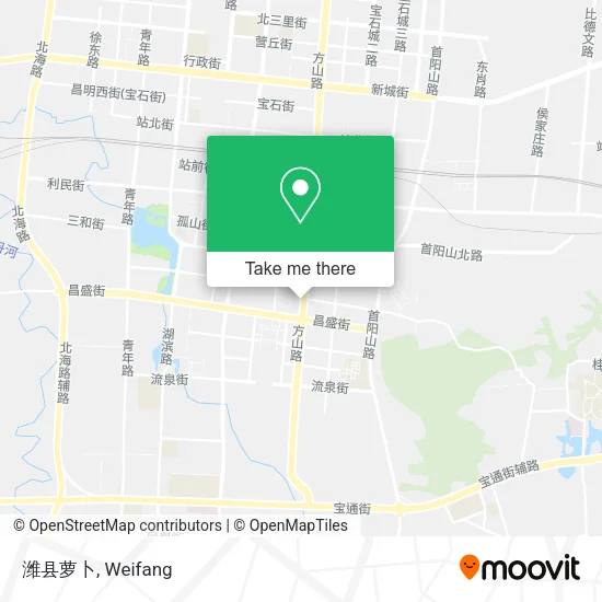 潍县萝卜 map