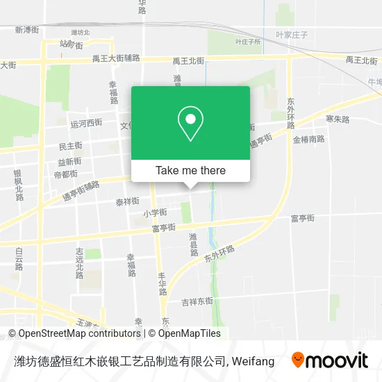 潍坊德盛恒红木嵌银工艺品制造有限公司 map