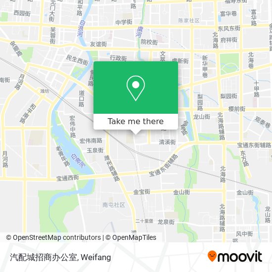 汽配城招商办公室 map
