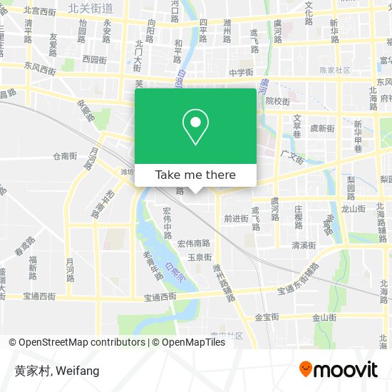 黄家村 map