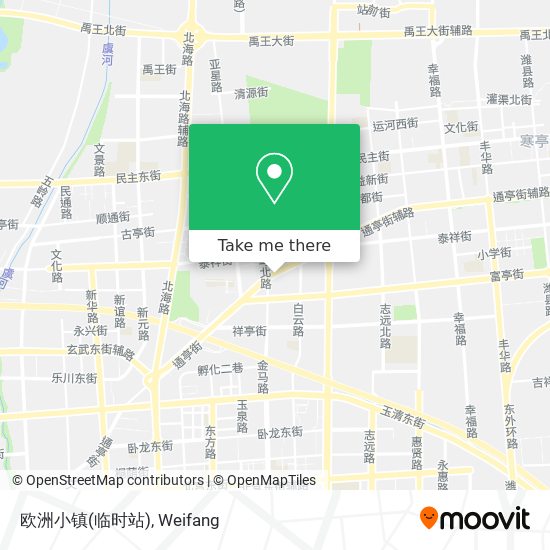 欧洲小镇(临时站) map