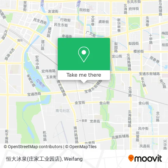 恒大冰泉(庄家工业园店) map