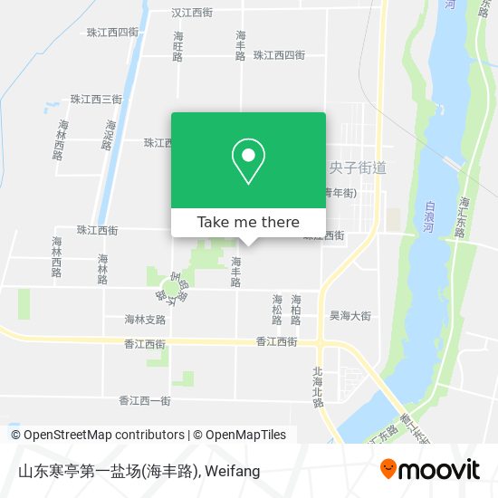 山东寒亭第一盐场(海丰路) map