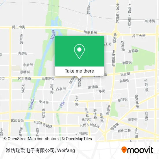 潍坊瑞勤电子有限公司 map