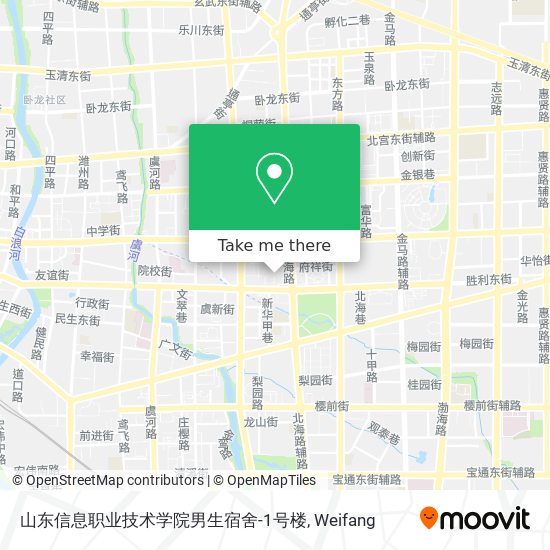 山东信息职业技术学院男生宿舍-1号楼 map