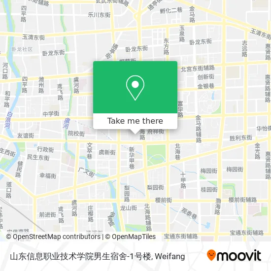 山东信息职业技术学院男生宿舍-1号楼 map