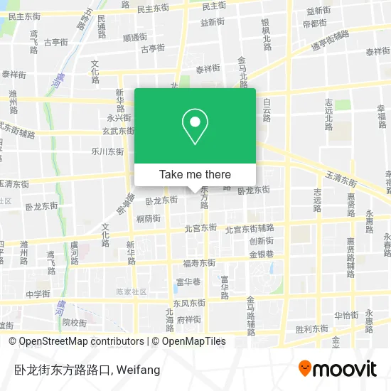 卧龙街东方路路口 map