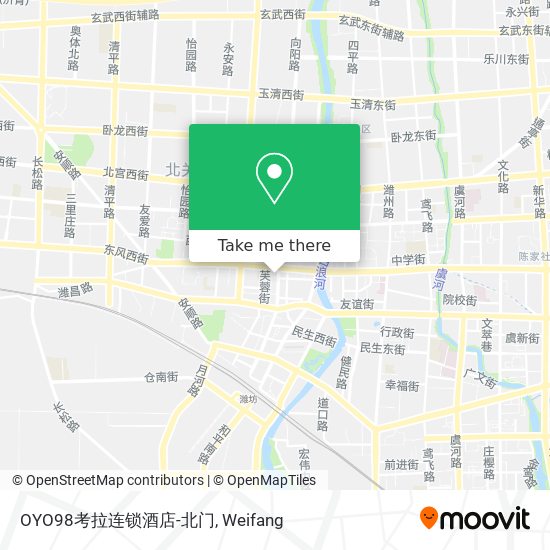 OYO98考拉连锁酒店-北门 map