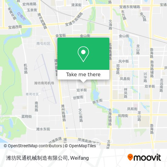 潍坊民通机械制造有限公司 map