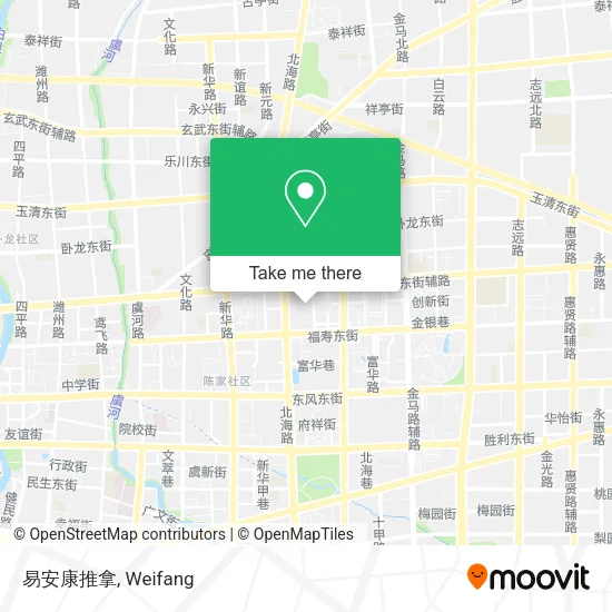 易安康推拿 map