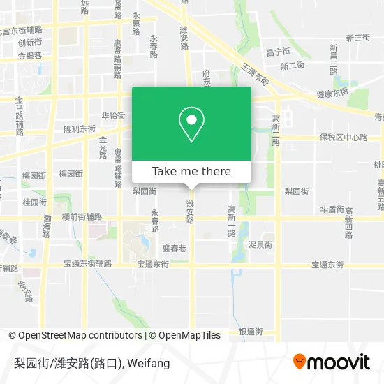 梨园街/潍安路(路口) map