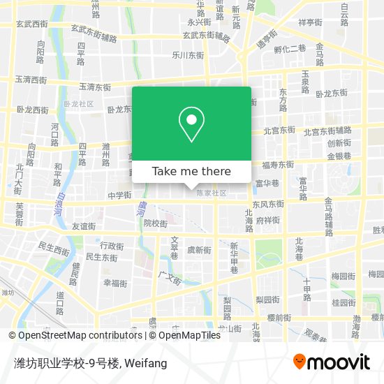 潍坊职业学校-9号楼 map