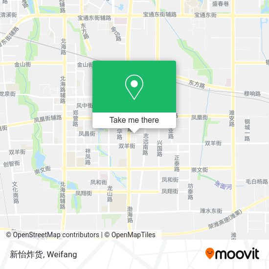 新怡炸货 map