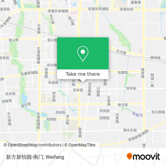 新方新怡园-南门 map