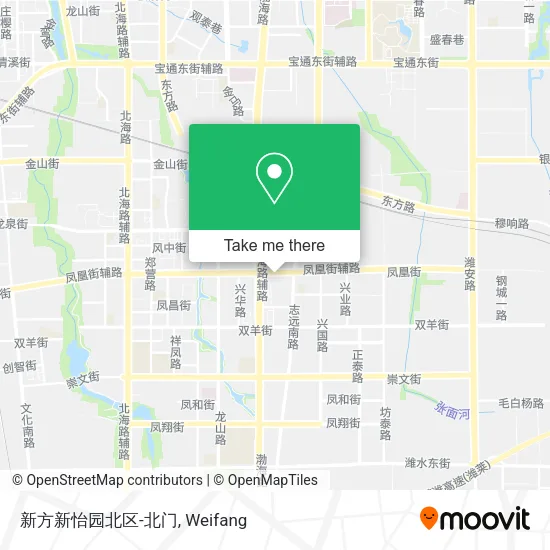 新方新怡园北区-北门 map