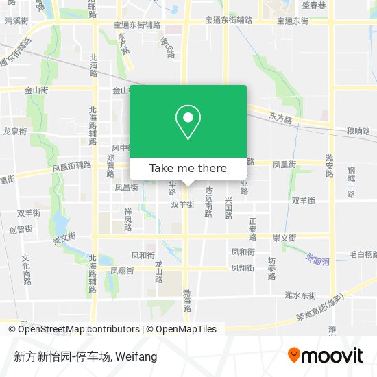 新方新怡园-停车场 map