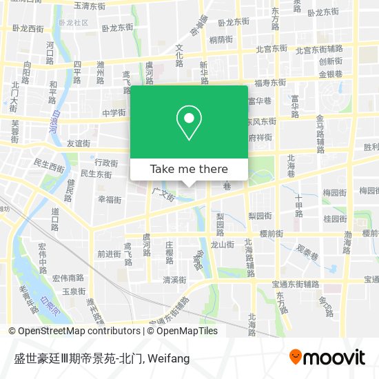 盛世豪廷Ⅲ期帝景苑-北门 map