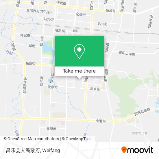 昌乐县人民政府 map