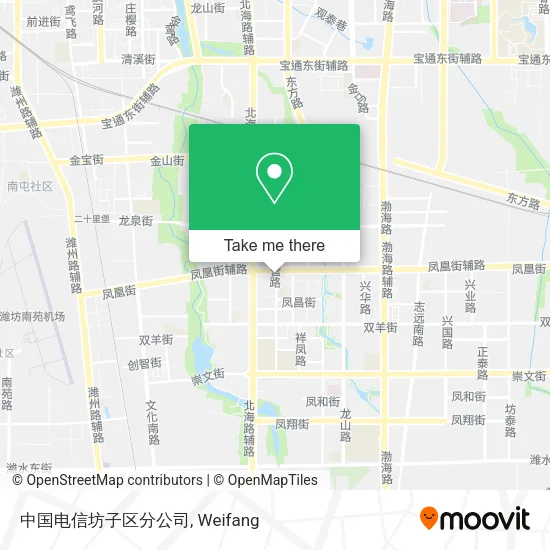 中国电信坊子区分公司 map
