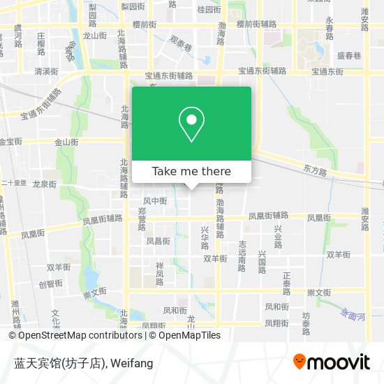 蓝天宾馆(坊子店) map